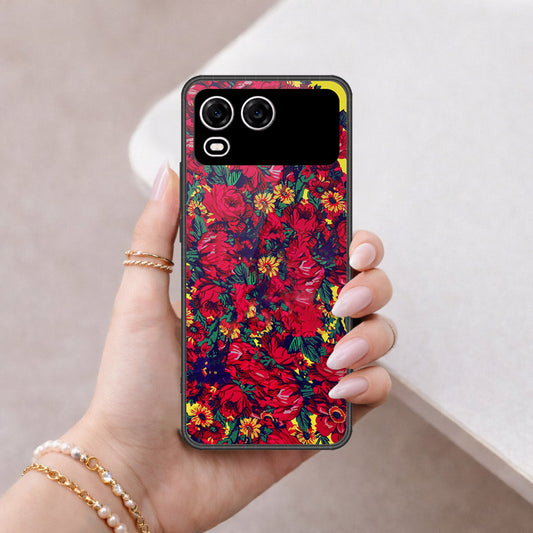 itel A200 Plus Cover - Floral Series - HQ Premium Shine Durable Shatterproof Case
