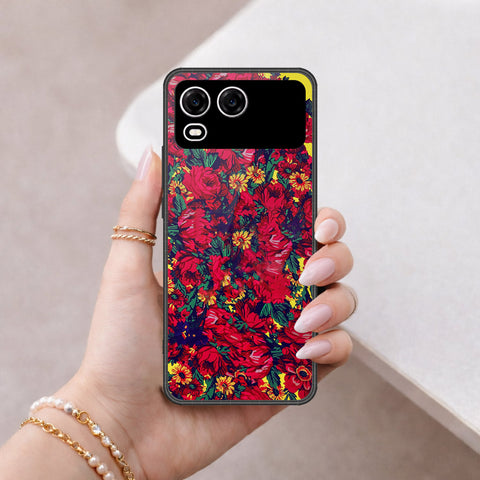 itel A200 Cover - Floral Series - HQ Premium Shine Durable Shatterproof Case