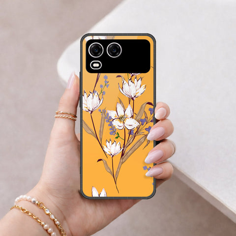 itel A200 Cover - Floral Series - HQ Premium Shine Durable Shatterproof Case