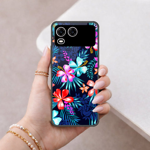 itel A200 Cover - Floral Series - HQ Premium Shine Durable Shatterproof Case