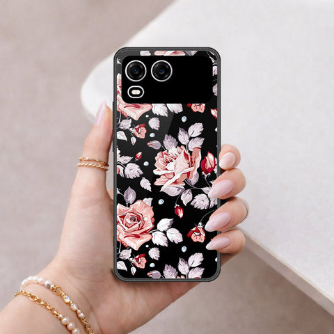 itel A200 Cover - Floral Series - HQ Premium Shine Durable Shatterproof Case