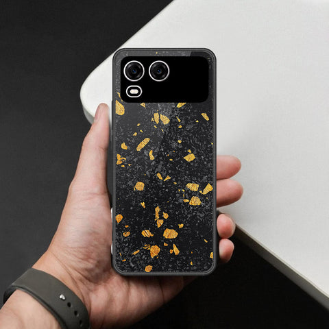itel A200 Plus Cover - Black Marble Series - HQ Premium Shine Durable Shatterproof Case
