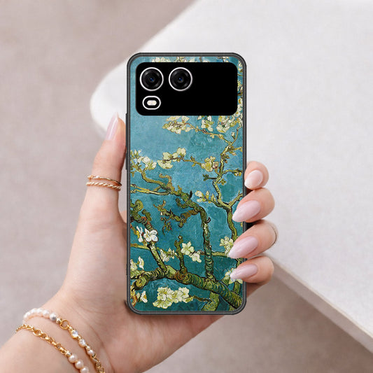 itel A200 Plus Cover - Floral Series 2 - HQ Premium Shine Durable Shatterproof Case