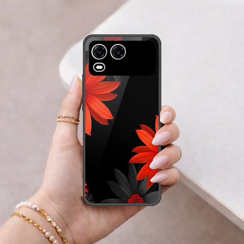 itel A200 Plus Cover - Floral Series 2 - HQ Premium Shine Durable Shatterproof Case