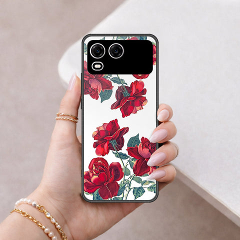 itel A200 Plus Cover - Floral Series 2 - HQ Premium Shine Durable Shatterproof Case