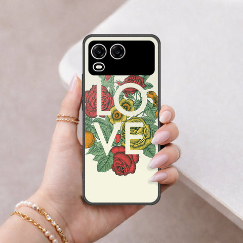 itel A200 Plus Cover - Floral Series 2 - HQ Premium Shine Durable Shatterproof Case