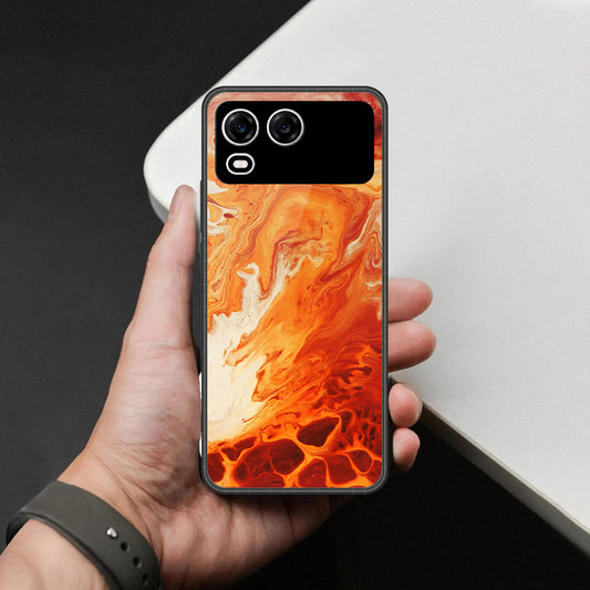 itel A200 Plus Cover - Mystic Marble Series - HQ Premium Shine Durable Shatterproof Case