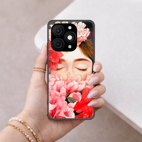 itel A90 Cover - Floral Series - HQ Premium Shine Durable Shatterproof Case