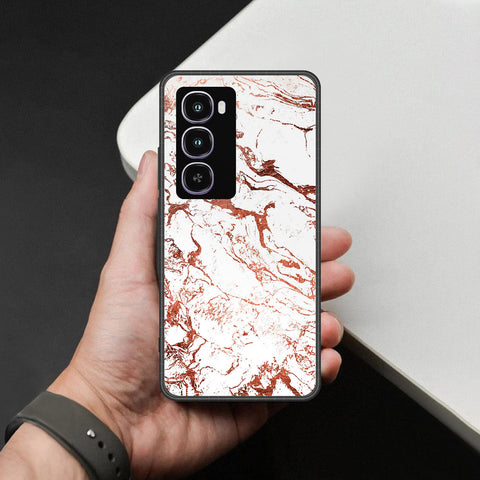 itel City 100 Cover - White Marble Series 2 - HQ Premium Shine Durable Shatterproof Case