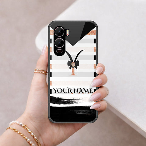itel City 200 Cover - Personalized Alphabet Series - HQ Premium Shine Durable Shatterproof Case