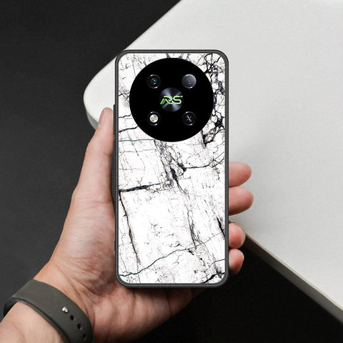 itel RS4 Cover - White Marble Series 2 - HQ Premium Shine Durable Shatterproof Case