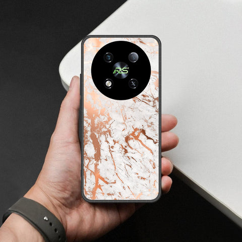 itel RS4 Cover - White Marble Series 2 - HQ Premium Shine Durable Shatterproof Case