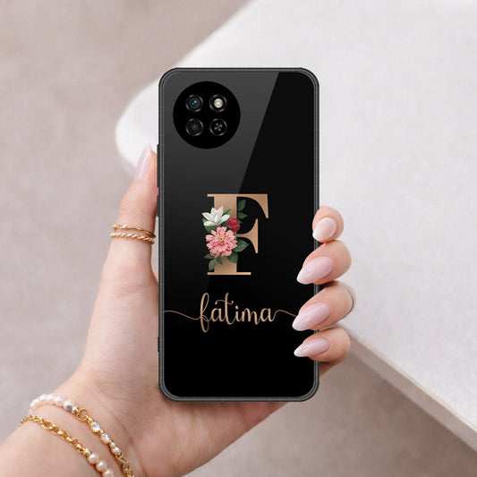 itel S23 Cover - Personalized Alphabet Series - HQ Premium Shine Durable Shatterproof Case