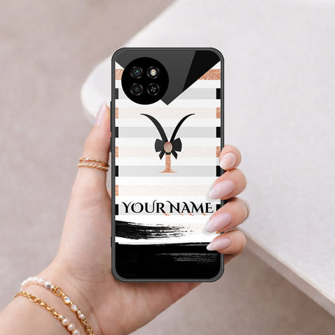 itel S23 Cover - Personalized Alphabet Series - HQ Premium Shine Durable Shatterproof Case