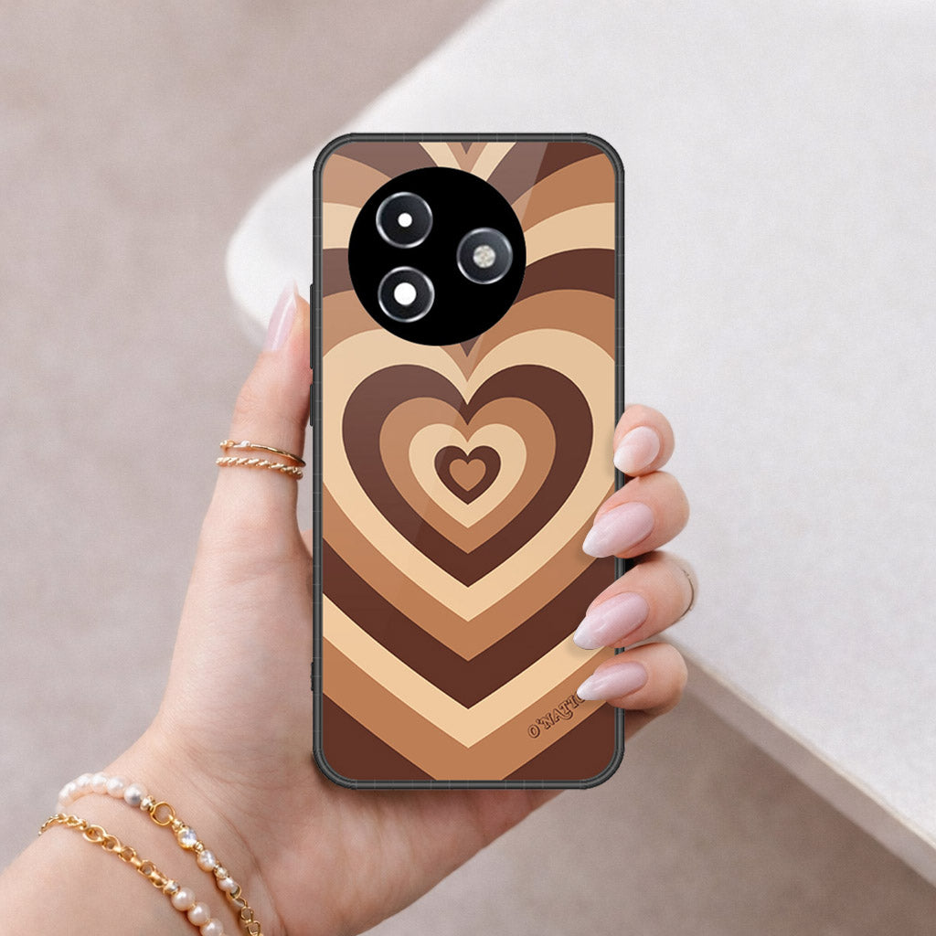 Itel S24 Cover - O'Nation Heartbeat Series - HQ Ultra Shine Premium Infinity Glass Soft Silicon Borders Case