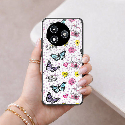 Itel S24 Cover - Vanilla Dream Series - HQ Ultra Shine Premium Infinity Glass Soft Silicon Borders Case