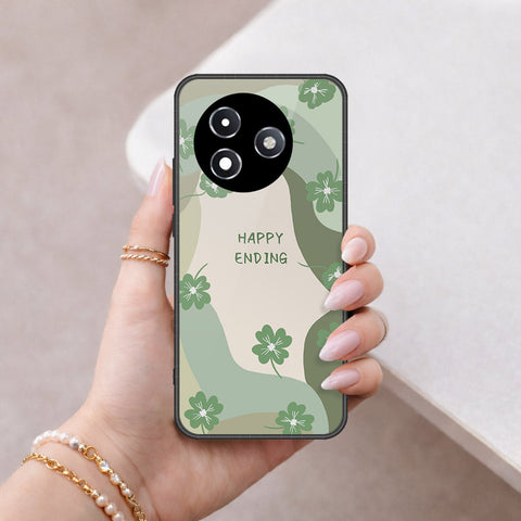Itel S24 Cover - Happy Series - HQ Ultra Shine Premium Infinity Glass Soft Silicon Borders Case