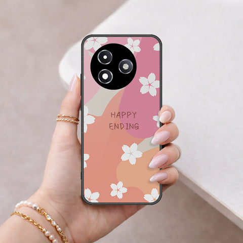 Itel S24 Cover - Happy Series - HQ Ultra Shine Premium Infinity Glass Soft Silicon Borders Case