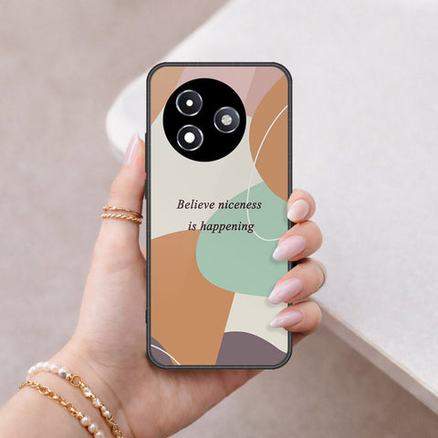 Itel S24 Cover - Happy Series - HQ Ultra Shine Premium Infinity Glass Soft Silicon Borders Case