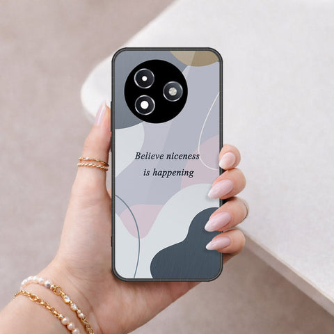 Itel S24 Cover - Happy Series - HQ Ultra Shine Premium Infinity Glass Soft Silicon Borders Case