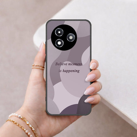 Itel S24 Cover - Happy Series - HQ Ultra Shine Premium Infinity Glass Soft Silicon Borders Case