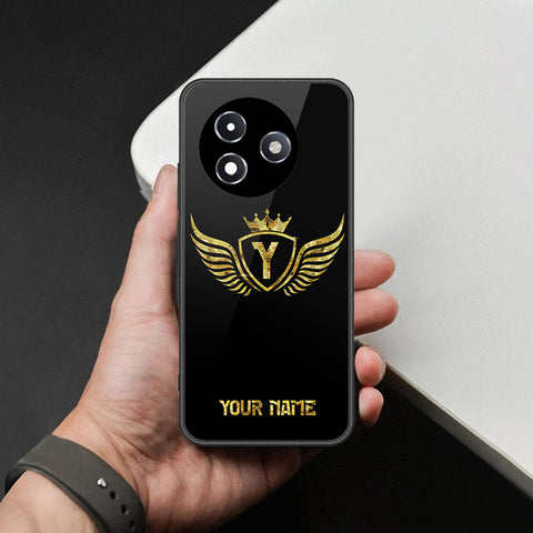 Itel S24 Cover - Gold Series - HQ Ultra Shine Premium Infinity Glass Soft Silicon Borders Case