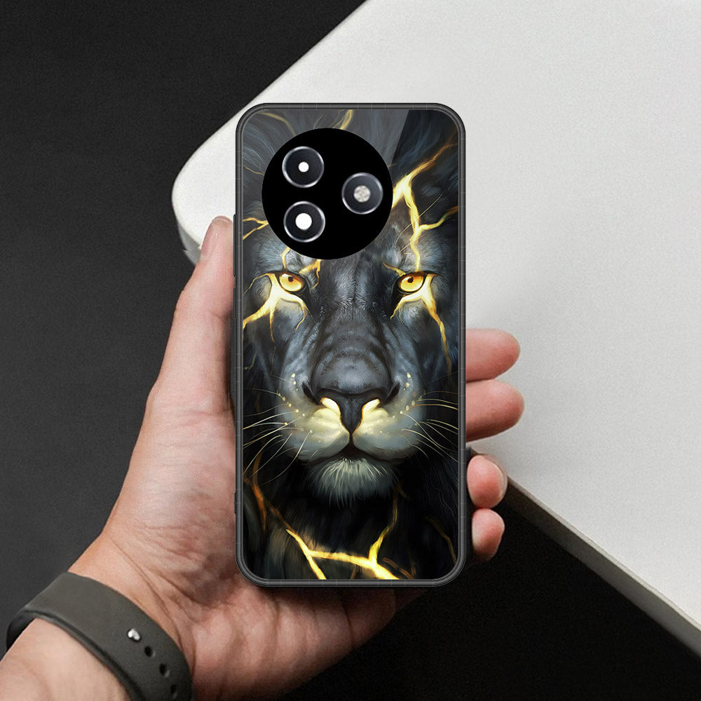 Itel S24 Cover - Brave Series - HQ Ultra Shine Premium Infinity Glass Soft Silicon Borders Case