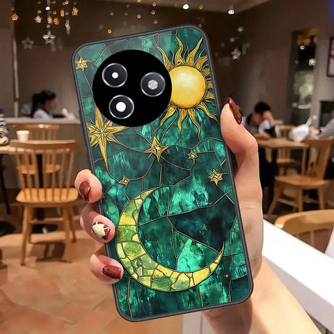 Itel S24 Cover - Celestial Starry Universe Series - HQ Ultra Shine Premium Infinity Glass Soft Silicon Borders Case