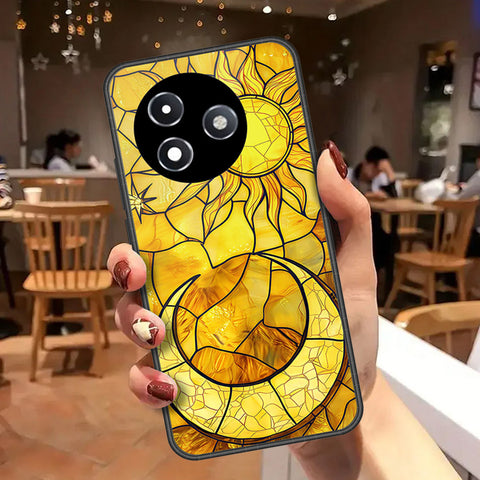 Itel S24 Cover - Celestial Starry Universe Series - HQ Ultra Shine Premium Infinity Glass Soft Silicon Borders Case