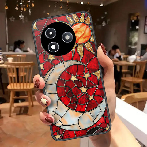 Itel S24 Cover - Celestial Starry Universe Series - HQ Ultra Shine Premium Infinity Glass Soft Silicon Borders Case