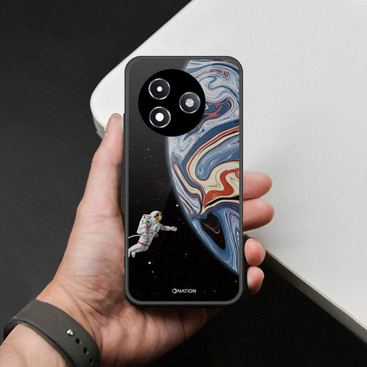 Itel S24 Cover - Cosmic Marble Astronaut Design - HQ Premium Shine Durable Shatterproof Case