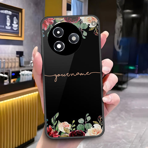 Itel S24 Cover - ONation Your Name Series - HQ Ultra Shine Premium Infinity Glass Soft Silicon Borders Case