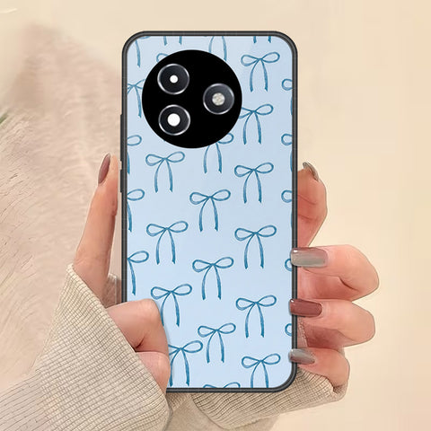 Itel S24 Cover - Onation Bow Series - HQ Ultra Shine Premium Infinity Glass Soft Silicon Borders Case