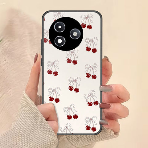 Itel S24 Cover - Onation Bow Series - HQ Ultra Shine Premium Infinity Glass Soft Silicon Borders Case