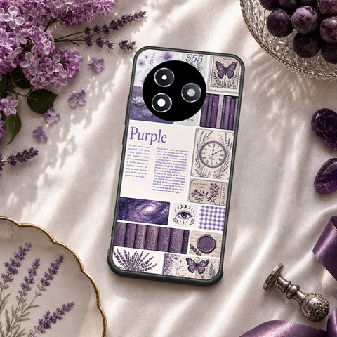 Itel S24 Cover - ONation Aesthetic Collage Series - HQ Ultra Shine Premium Infinity Glass Soft Silicon Borders Case
