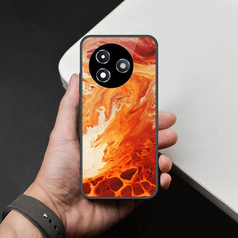 Itel S24 Cover - Mystic Marble Series - HQ Ultra Shine Premium Infinity Glass Soft Silicon Borders Case