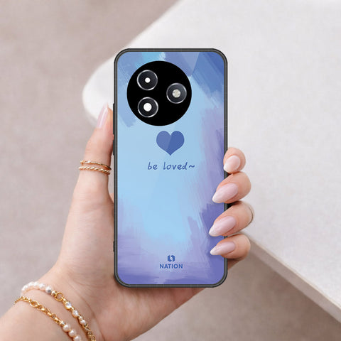 Itel S24 Cover - Onation Heart Series - HQ Ultra Shine Premium Infinity Glass Soft Silicon Borders Case