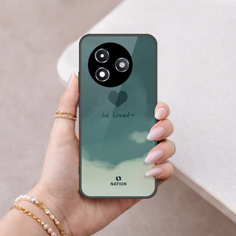 Itel S24 Cover - Onation Heart Series - HQ Ultra Shine Premium Infinity Glass Soft Silicon Borders Case