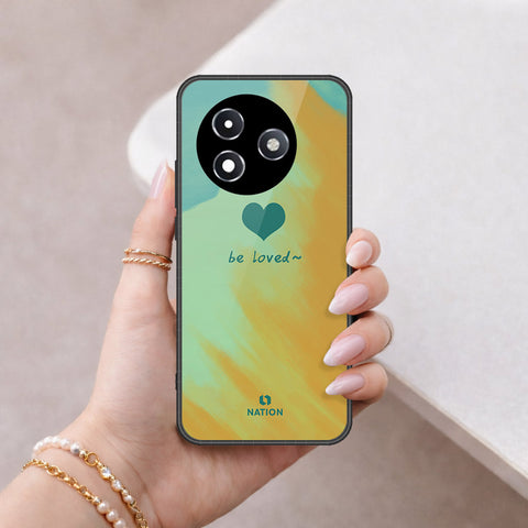Itel S24 Cover - Onation Heart Series - HQ Ultra Shine Premium Infinity Glass Soft Silicon Borders Case