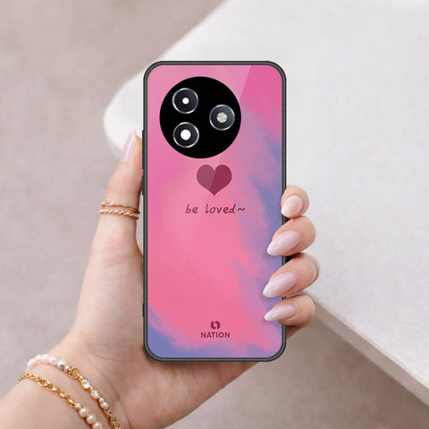 Itel S24 Cover - Onation Heart Series - HQ Ultra Shine Premium Infinity Glass Soft Silicon Borders Case