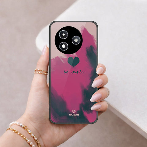 Itel S24 Cover - Onation Heart Series - HQ Ultra Shine Premium Infinity Glass Soft Silicon Borders Case