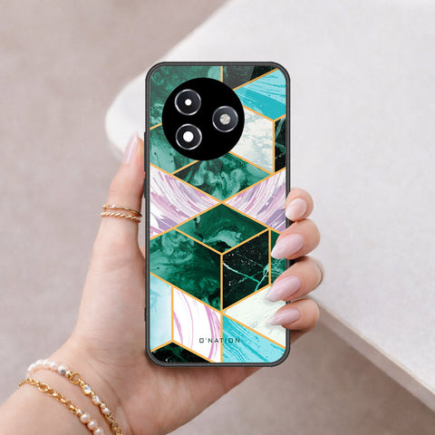 Itel S24 Cover - O'Nation Shades of Marble Series - HQ Ultra Shine Premium Infinity Glass Soft Silicon Borders Case