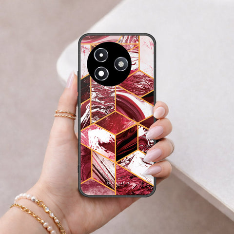 Itel S24 Cover - O'Nation Shades of Marble Series - HQ Ultra Shine Premium Infinity Glass Soft Silicon Borders Case
