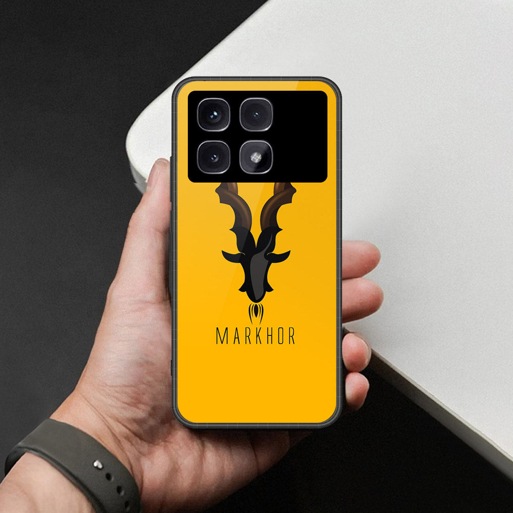 Xiaomi Redmi K70 Ultra Cover - Markhor Series - HQ Ultra Shine Premium Infinity Glass Soft Silicon Borders Case
