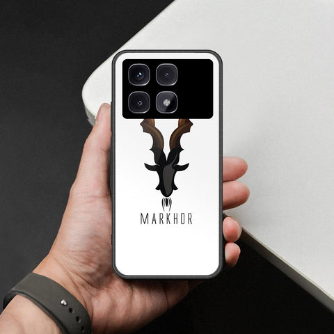 Xiaomi Redmi K70 Ultra Cover - Markhor Series - HQ Ultra Shine Premium Infinity Glass Soft Silicon Borders Case