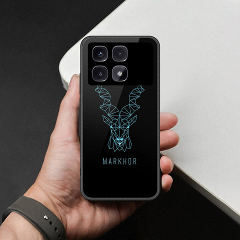 Xiaomi Redmi K70 Ultra Cover - Markhor Series - HQ Ultra Shine Premium Infinity Glass Soft Silicon Borders Case