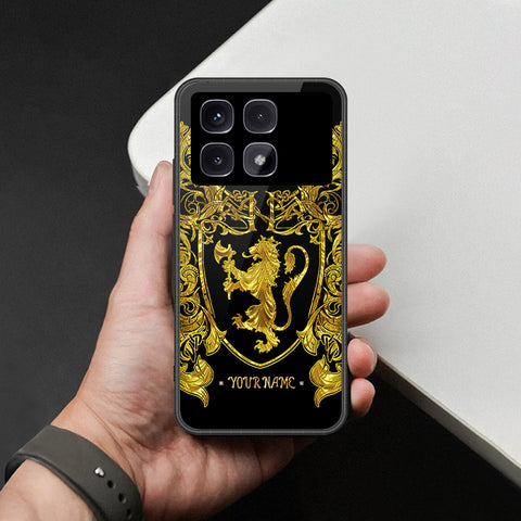 Xiaomi Redmi K70 Ultra Cover - Gold Series - HQ Ultra Shine Premium Infinity Glass Soft Silicon Borders Case