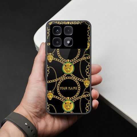 Xiaomi Redmi K70 Ultra Cover - Gold Series - HQ Ultra Shine Premium Infinity Glass Soft Silicon Borders Case