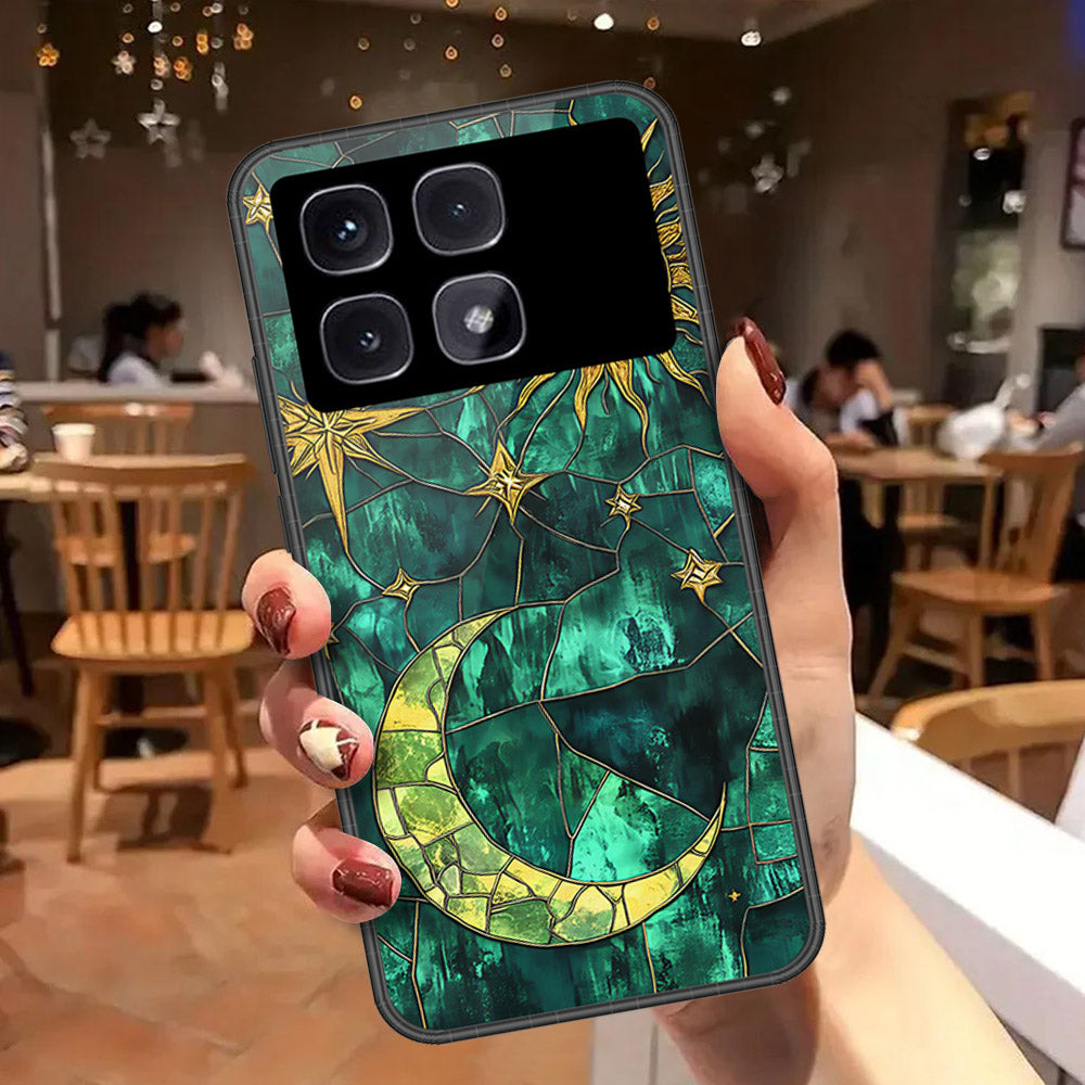 Xiaomi Redmi K70 Ultra Cover - Celestial Starry Universe Series - HQ Ultra Shine Premium Infinity Glass Soft Silicon Borders Case