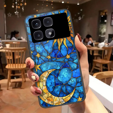 Xiaomi Redmi K70 Ultra Cover - Celestial Starry Universe Series - HQ Ultra Shine Premium Infinity Glass Soft Silicon Borders Case